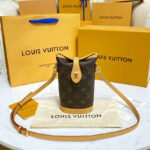 Louis Vuitton Fold Me Pouch M80874 Brown